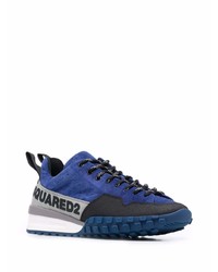 dunkelblaue Sportschuhe von DSQUARED2