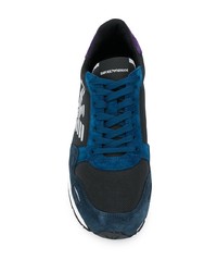 dunkelblaue Sportschuhe von Emporio Armani