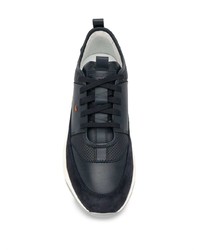 dunkelblaue Sportschuhe von Santoni