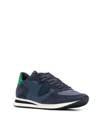 dunkelblaue Sportschuhe von Philippe Model Paris