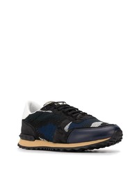 dunkelblaue Sportschuhe von Valentino Garavani