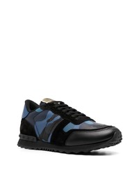 dunkelblaue Sportschuhe von Valentino Garavani