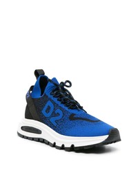 dunkelblaue Sportschuhe von DSQUARED2