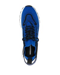 dunkelblaue Sportschuhe von DSQUARED2