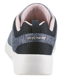 dunkelblaue Sportschuhe von Skechers