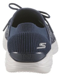 dunkelblaue Sportschuhe von Skechers