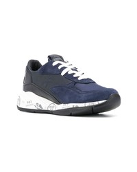 dunkelblaue Sportschuhe von White Premiata