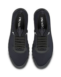 dunkelblaue Sportschuhe von Prada