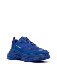 dunkelblaue Sportschuhe von Balenciaga