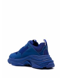 dunkelblaue Sportschuhe von Balenciaga