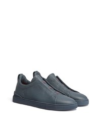 dunkelblaue Sportschuhe von Zegna