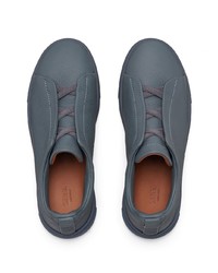 dunkelblaue Sportschuhe von Zegna