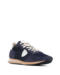 dunkelblaue Sportschuhe von Philippe Model Paris