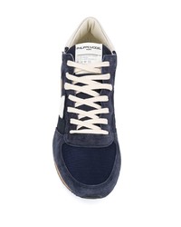 dunkelblaue Sportschuhe von Philippe Model Paris