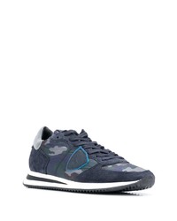 dunkelblaue Sportschuhe von Philippe Model Paris