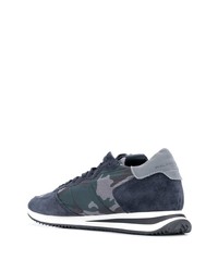 dunkelblaue Sportschuhe von Philippe Model Paris