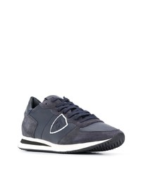 dunkelblaue Sportschuhe von Philippe Model Paris