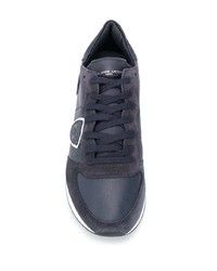 dunkelblaue Sportschuhe von Philippe Model Paris