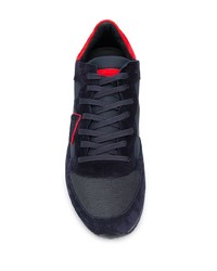 dunkelblaue Sportschuhe von Philippe Model