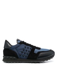 dunkelblaue Sportschuhe von Valentino Garavani