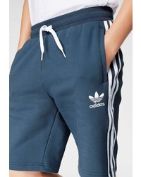 dunkelblaue Sportshorts von adidas Originals