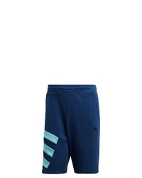 dunkelblaue Sportshorts von adidas Originals