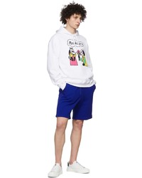 dunkelblaue Sportshorts von Moschino