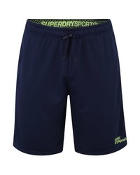 dunkelblaue Sportshorts von Superdry