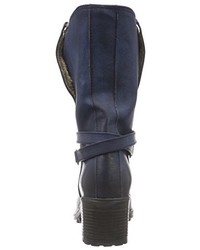 dunkelblaue Stiefel von Andrea Conti