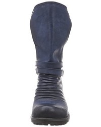 dunkelblaue Stiefel von Andrea Conti