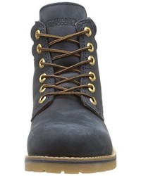 dunkelblaue Stiefel von Coronel Tapioca