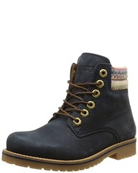 dunkelblaue Stiefel von Coronel Tapioca