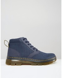 dunkelblaue Stiefel von Dr. Martens