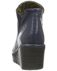 dunkelblaue Stiefel von Fly London