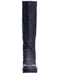 dunkelblaue Stiefel von Fly London