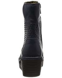 dunkelblaue Stiefel von Fly London