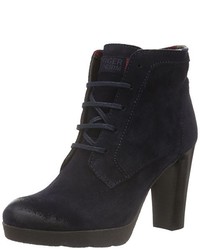 dunkelblaue Stiefel von Hilfiger Denim