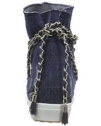 dunkelblaue Stiefel von IKKII