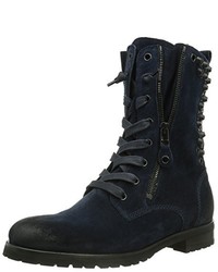 dunkelblaue Stiefel von Kennel und Schmenger Schuhmanufaktur