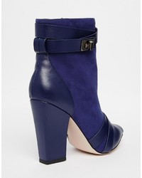 dunkelblaue Stiefel von Little Mistress