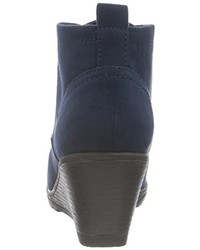 dunkelblaue Stiefel von Marco Tozzi