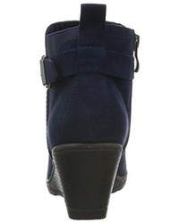 dunkelblaue Stiefel von Marco Tozzi