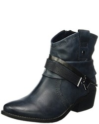 dunkelblaue Stiefel von Marco Tozzi