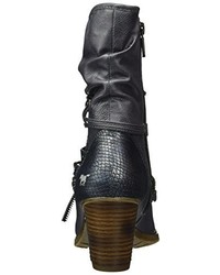 dunkelblaue Stiefel von Mustang