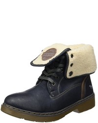 dunkelblaue Stiefel von Mustang