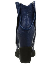 dunkelblaue Stiefel von P1