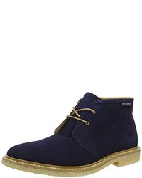 dunkelblaue Stiefel von Peter Werth Shoes