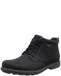 dunkelblaue Stiefel von Rockport