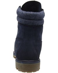 dunkelblaue Stiefel von Timberland