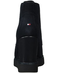 dunkelblaue Stiefel von Tommy Hilfiger